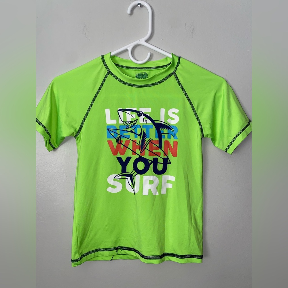 Green‎ Graphic Kids Surf Sun T-Shirt